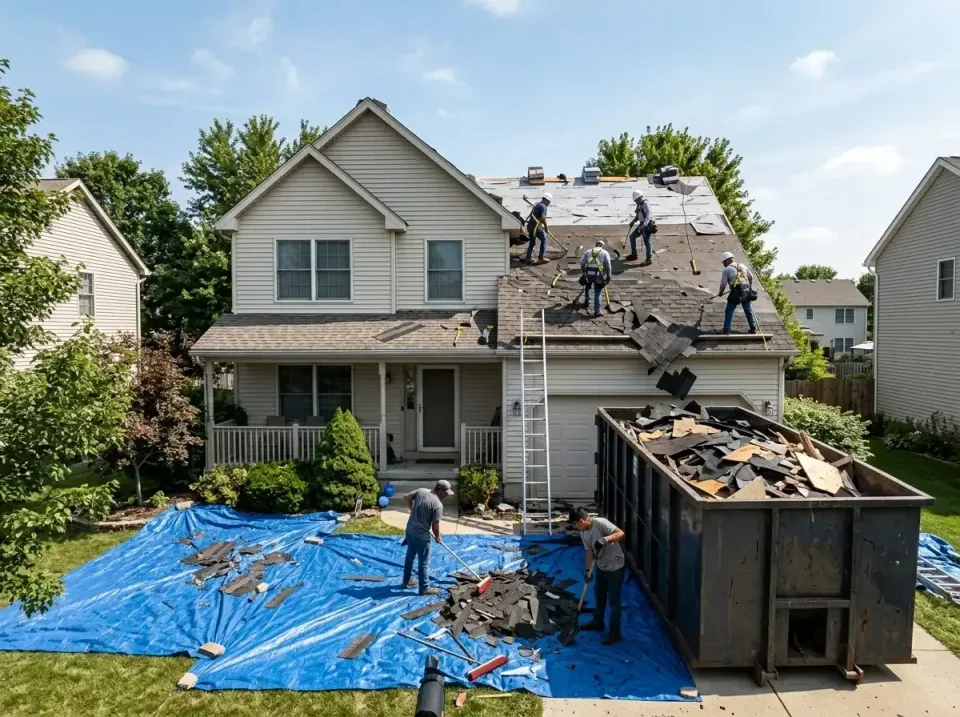 roof-replacement-debris-remova-004 — frequently asked questions, Cheapest Dumpster Rentals in Inverness, IL